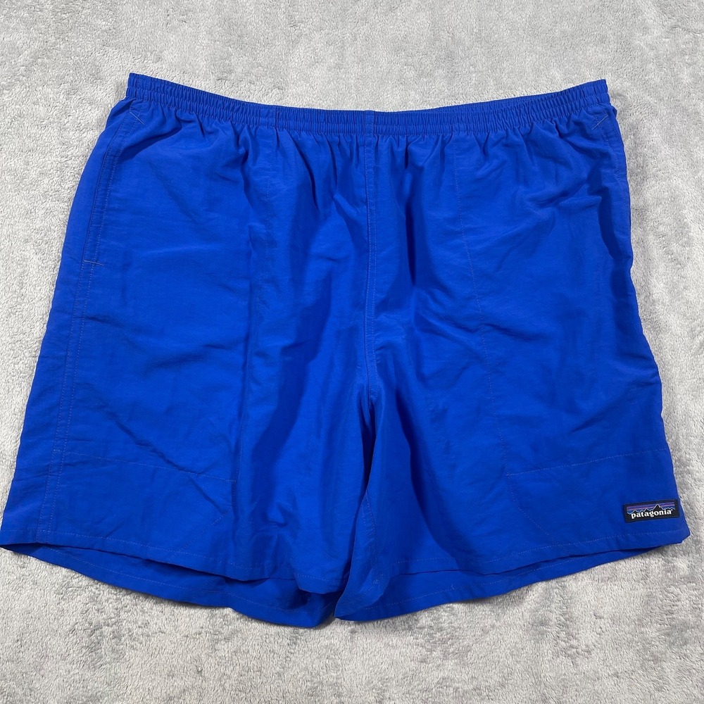 Patagonia Baggies Shorts Mens XXL Blue 7 Inch Inseam Nylon Swim Trunks